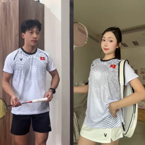 Áo Cầu Lông Quần Cầu Lông Bộ Cầu Lông Nam Nữ Chuyên Nghiệp Vải Thoáng Khí A885 - V Badwear