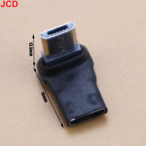 JCD 1pcs 90 Degree USB Left Right Up Angled Micro 5pin Female To Micro USB Male Data Adapter To Mini USB Plug Plug Micro USB
