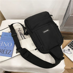 Casual Mens Crossbody Bag for iPad Tablet 11 Inch 12 Inch Computer Storage Backpack Single Shoulder Bag Nylon Material Zipper Closure