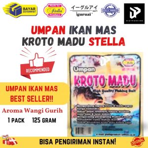 Umpan Kroto Madu Stella untuk Ikan Mas, Tombro & Bawal