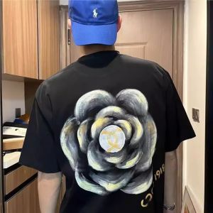 Extra Large 300 Pounds American Style Short Sleeve T-Shirt Mens Loose Fit Pure Cotton Sporty Summer Top Casual round Neck