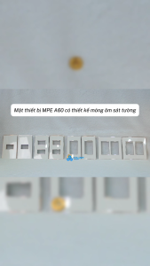 (MPE) Mặt công tắc viền vàng viền bạc: Mặt 1 thiết bị 2 thiết bị 3 thiết bị 4-5-6 thiết bị A60