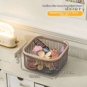 Large Capacity Cute Jewelry Storage Box with Lid