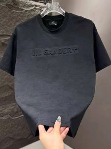 New Heavyweight 3D Letter Mens Slim Fit Half Sleeve Spring Summer Design Dirty Color Youth Trend Short Sleeve T-Shirt