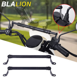 SEAMETAL Motorcycle Balance Bar Electric Vehicle Handlebar Extension Rod Phone Holder Bracket Carbon Fiber Crossbar Handlebar