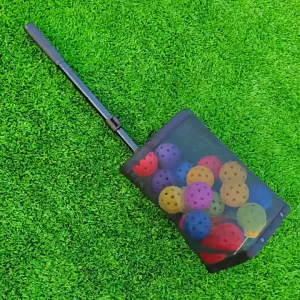 Pickleball ball picker portable tennis collection basket with telescopic handle