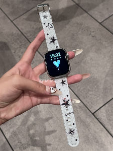 Starry Dots Breathable Silicone Watch Band for Female