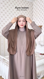 KYRA HIJAB INSTAN | premium hijab instan | pashmina instan | jilbab tanpa pentul | hijab ciput