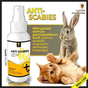 OBAT JAMUR KUCING SCABIES DEMODEX IMPETIGO JAMUR KUTU PARASIT CACING HATI GATAL KULIT ANTI SCABIES
