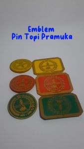 PIN EMBLEM TANDA TOPI PRAMUKA/PIN PRAMUKA SIAGA PENGGALANG PENEGAK
