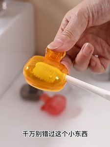 Nắp kẹp chống bụi bảo vệ đầu bàn chải đánh răng tiện lợi nhiều màu sắc