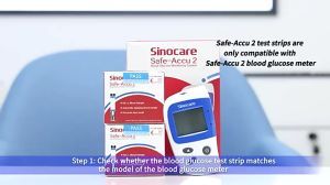ชุดตรวจน้ำตาลในเลือด Sinocare รุ่น Safe Accu2 🟢ดูตัวเลือกก่อนสั่งซื่อ🟢 แผ่นตรวจน้ำตาลในเลือด เข็มเจาะเลือด เครื่องตรวจ มีให้เลือกหลายแบบ ทั้งเข็มอย่างเดียว แผ่นตรวจอย่างเดียว และทั้ง 50 ชิ้น 100 ชิ้น