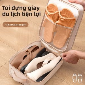 MONLEYTA | Túi đựng giày du lịch di động Túi đựng giày dép đi lại Túi đựng giày thể thao Túi đựng giày dép lưu trữ Bộ dụng cụ đi bộ