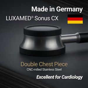🇩🇪 LUXAMED® Sonus CX Cardiology Stethoscope - Premium German Quality (Made in Germany)
