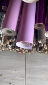 Sticker Pastel Glossy / Skotlet Warna Pastel Soft lebar 45cm Car