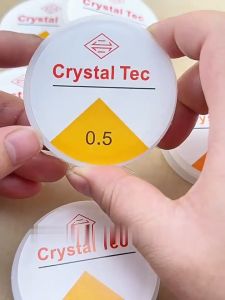 Satu Keluarga Senar Elastis Bening C1225 Tali Karet Crystal tec Bahan Kerajinan Gelang Tangan