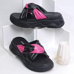 Dunkenstock ROSSA Sandal Wanita Wedges Silang Tinggi 5cm Casual Sendal Platform Beleza