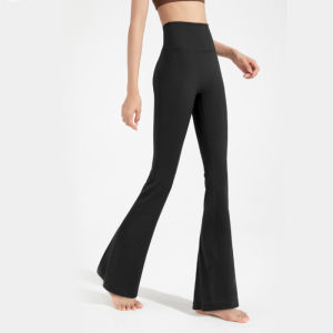 Loose High-Waisted Bell Bottom Yoga Pants Running Fitness Pilates Womens New Stylebreathable Long Trousers for All Seasons