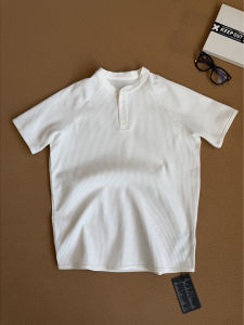 Breathable Waffle Pique Polo Shirt for Men