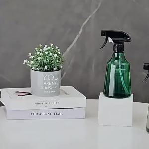 500ml Plastic Bottles with Black Trigger Sprayers Flower Waterining Pressure Spary Bottle Flower Watering Bottle