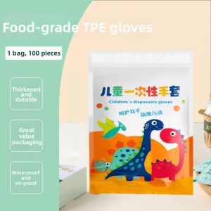 Childrens Food Grade Disposable Gloves Thick