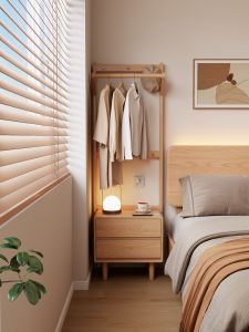 DONGMU | Bedroom Wooden Coat and Hat Rack