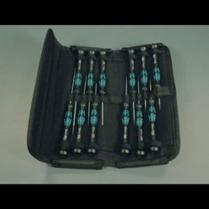 Wera 073675 Kraftform Micro 12 Universal 1 Screwdriver Set 05073675001 Precision Pemutar Skru Kepersisan