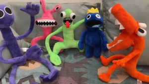 30cm Rainbow Friends Plush Toy Kawaii Blue Monster Soft Stuffed Animal Doll for Kids