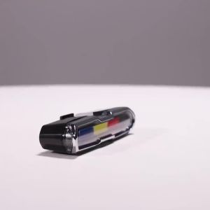 [Hàng chí] Đèn xe đạp chống nước có thể sạc lại USB Đèn hậu xe đạp địa hình Ba màu Đèn cảnh báo đi xe ban đêm Thiết bị đ