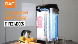 RAF Electric Thermostatic Kettle 6.8L Auto Shut Off Thermo Pot Reboil With Safety Lock Fast Boil / Pemanas Air