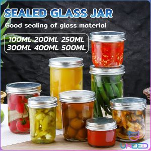 Need. Sealed Glass Jar Kitchen Storage With Lid Pickle Bottle Jam Bottles 100ml-500ml