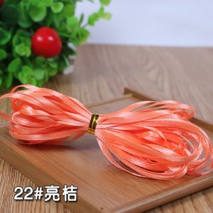 3mm (10 meters) Satin Ribbon Wedding Party Decoration Invitation Card Gift Wrapping Scrapbooking Supplies Christmas Riband