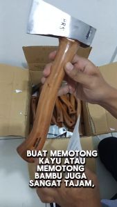 Kapak sulamiman baja ferr kampak baja asli