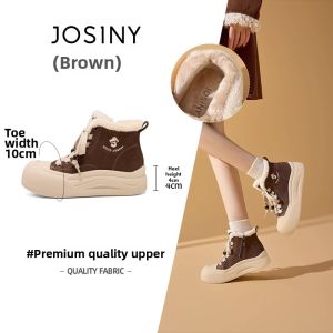 Josiny | Thickened Insulated Fur Snow Boots