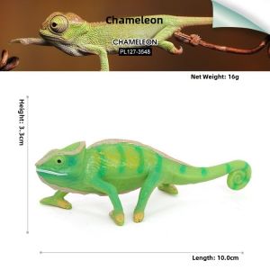 Realistic Educational Chameleon Toy Model for Children