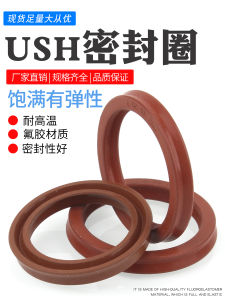 High Temperature Resistant Fluorine Rubber Sealing Ring Oil Seal Y-Shaped Cross Section for Cylinder Power Chemical Industry