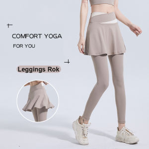 Celana Rok Panjang Olahgara Leggings Muslimah Fitness Zumba Aerobik Import