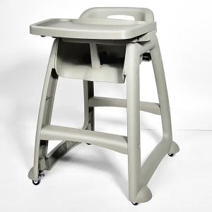 Soft and Comfortable Baby High Chair - Waterproof Stain-Resistant and Easy to Clean. Features Adjustable Height Removable Legs Compartment Booster for Hassle-Free Feeding。