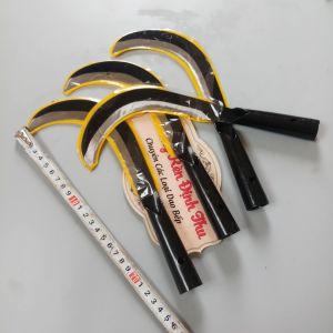 Liềm Cắt Cỏ Lưỡi Dao*Cán Liền_Cu Liêm Cắt Buồng Dừa