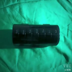 AM/PM Medicine Box 7 Days Pill Storage Box 14 Grid Portable Pill Box Detachable Pill Case