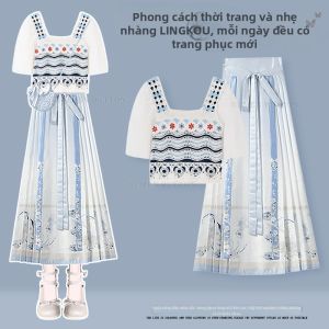 NUMEN BUTTON | Bộ Đồ Hai Mảnh Tay Ngắn Kiểu Trung Quốc Phong Cách Tối Giản Dễ Dàng