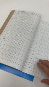 Buku Jadual Kedatangan Attendance Book (Blue/Brown) | Rekod Kehadiran Murid Buku Rekod Kehadiran Murid
