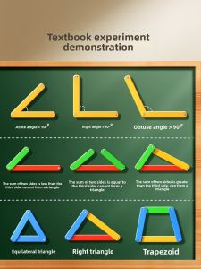 Besee | Magnetic Expandable Polygons Teaching Aid Large Size