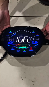 Xe máy đầy đủ kỹ thuật số LED Meter Đo Dặm Speedometer tachometer cho Honda Wave Alpha 100 ex5 Class1 CX DX