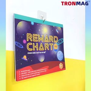 Magnetic Behavior Reward Charts with Stickers for Kids Weekly Calendar Daily Task Routine Early Learning