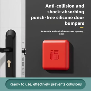 Fu word adhesive anti-collision mat cutting board drawer furniture anti-collision cabinet door soundproofing multi-color