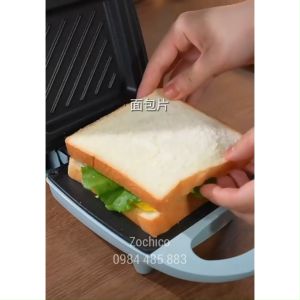 Máy làm bánh sandwich máy nướng bánh mỳ đa năng Zochico