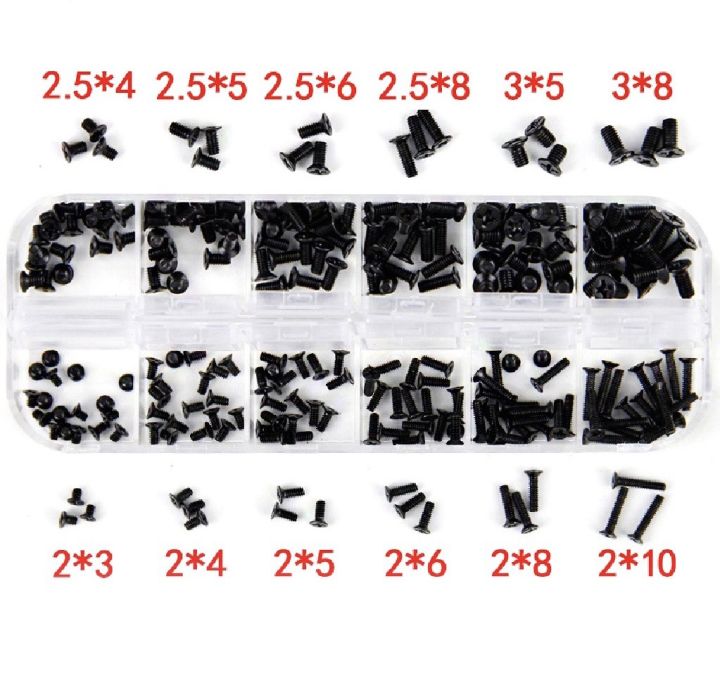 Notebook Screw 🌟240pcs🌟flat head set screw Laptop Notebook Computer Replacement Screw ...