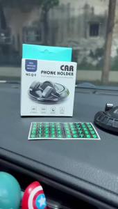Multi-Functional Dashboard Car Phone Holder 360 Degree Rotatable Anti-Slip Navigation Mount Cellphone Stand Parking Number Plate
