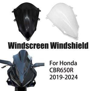 For Honda CBR650R CBR 650R 2019-2024 Motorcycle Front Windshield Windscreen Windproof Air Wind Deflector Protector